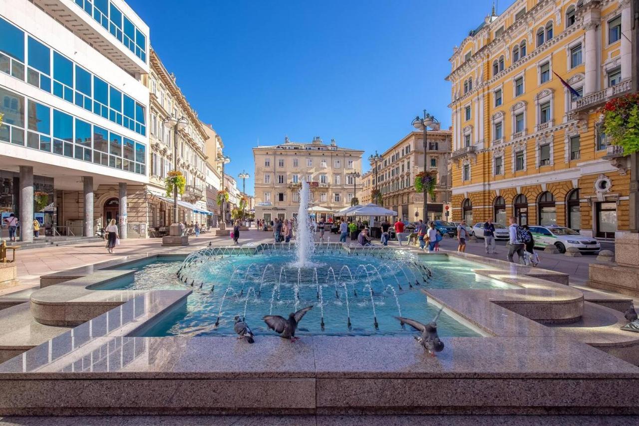 Naval Studio With Garden Rijeka Dış mekan fotoğraf